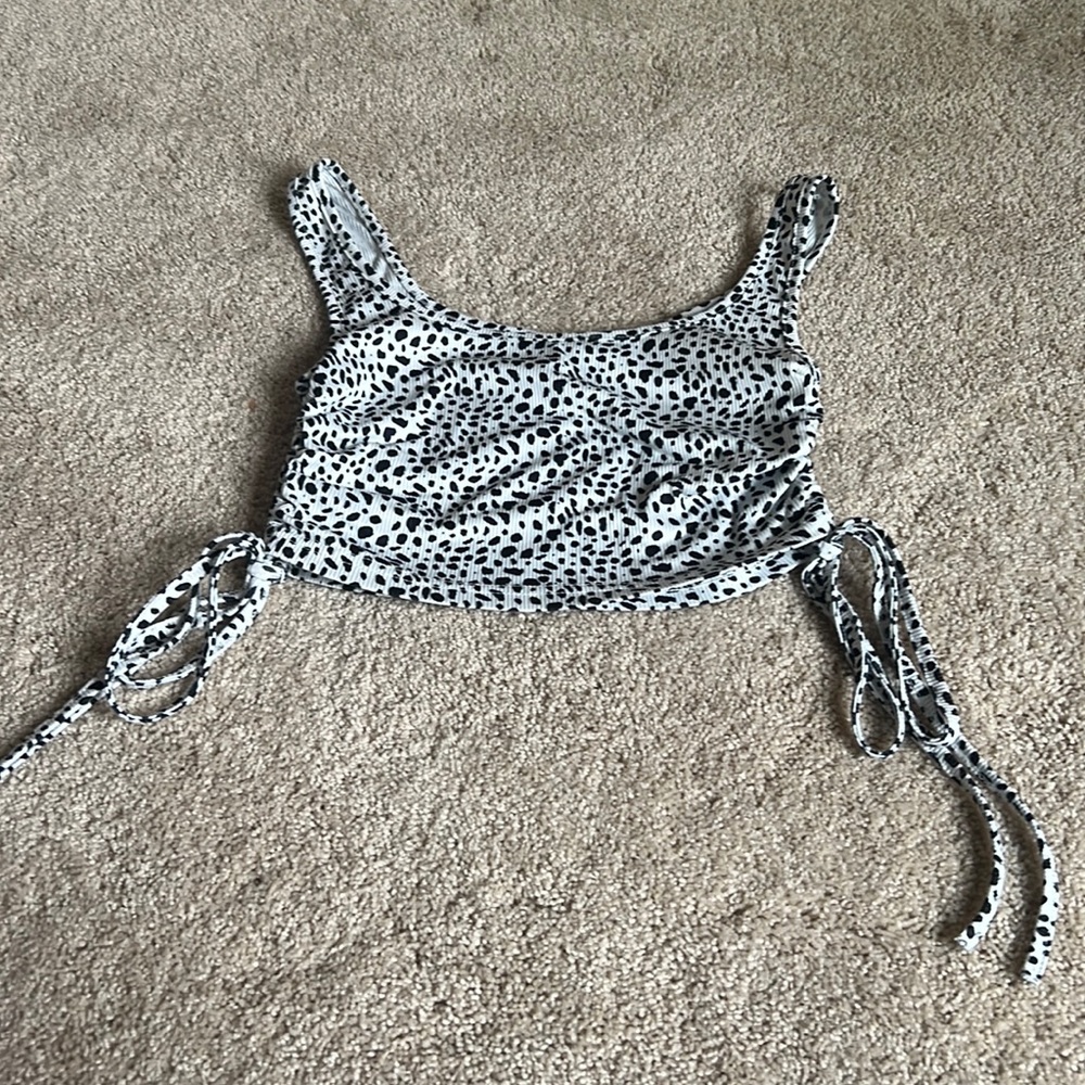 Shein patterned crop top